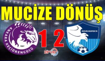 GALİBİYET SON DAKİKALARDA GELDİ