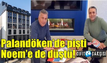 Palandöken’de pişti, Noem’e de düştü!