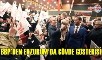 DESTİCİ ERZURUM’DA KONUŞTU