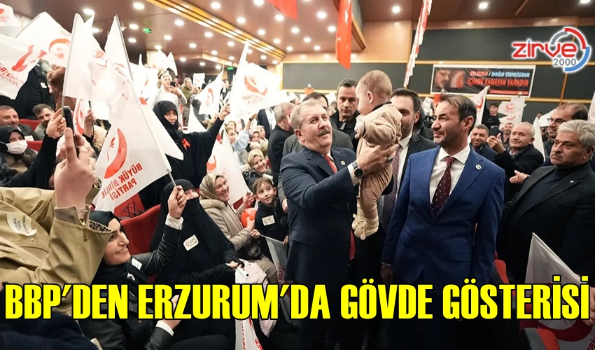 DESTİCİ ERZURUM’DA KONUŞTU