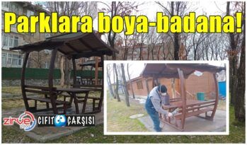 Parklara boya-badana!