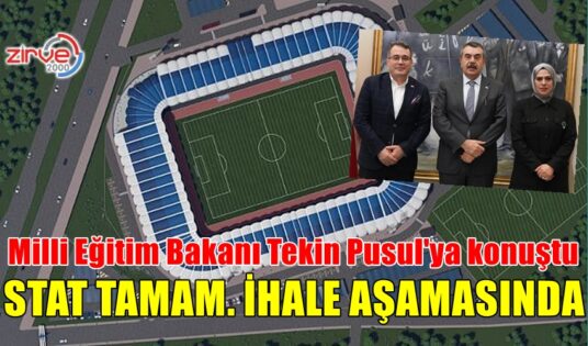 BAKAN TEKİN: STAT TAMAM