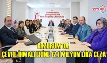 ERZURUM’DA ÇEVRE İHMALLERİNE CEZA