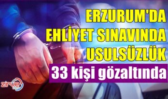 ERZURUM’DA JOKER ADAY OPERASYONU