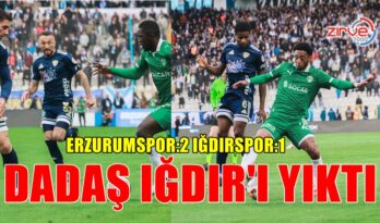 ERZURUMSPOR IĞDIRSPOR’U YIKTI