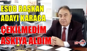 KARACA: ADAYLIKTAN ÇEKİLMEDİM