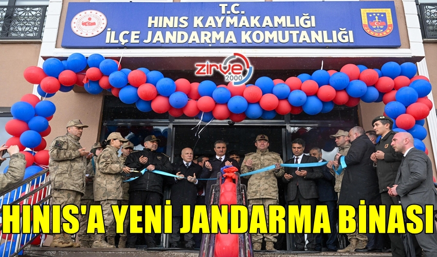 HINIS’A YENİ JANDARMA BİNASI