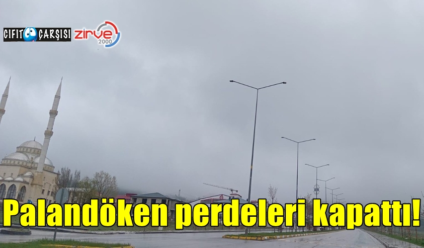 Palandöken perdeleri kapattı!