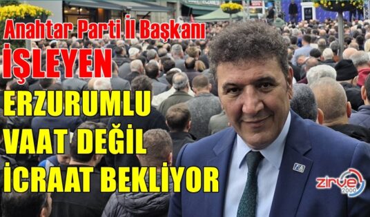 İŞLEYEN: İCRAAT BEKLİYORUZ