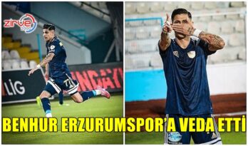 BENHUR ERZURUMSPOR’A VEDA ETTİ