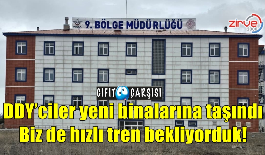 Biz de hızlı tren bekliyorduk!