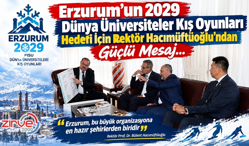FISU HEYETİ ATATÜRK ÜNİVERSİTESİ’NDE