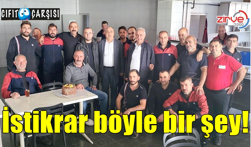 İstikrar böyle bir şey!